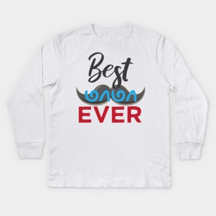 Best Tamil Uncle Ever India Tamil Mama Uncle Design Kids Long Sleeve T-Shirt
